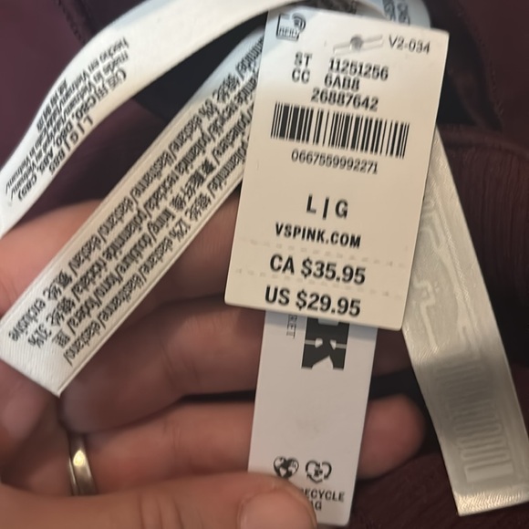 VS PINK LEGGINGS & SPORTS BRA SET - Picture 9 of 11